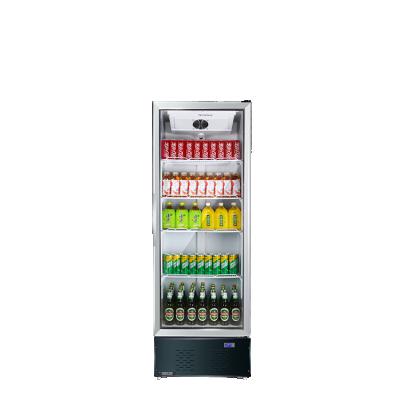 China Single-Temperature Beverage Cooler Heated Glass Beverage Cooler With Movie Display Beverage Can Cooler for sale