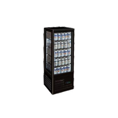 China Single-temperature cryogenic commercial refrigerator upright freezer with glass door for sale