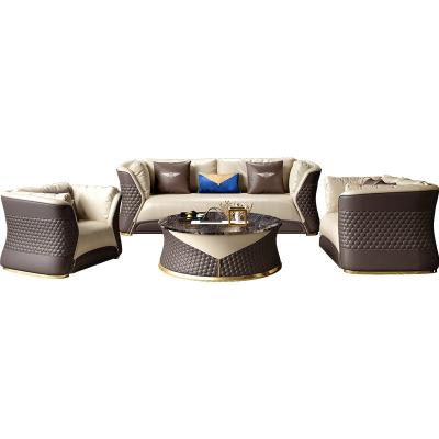 China Modular in American Design Modular Sofa Set Synthetic Leather Cream Sofa Set Furniture from Hotel Selling Sofa Set Price In India for sale