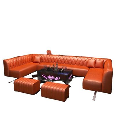 China Super Comfortable Luxury Nightclub Event Patio Sofa KTV Booth Furniture Club Lounge Nail Bar Modular Sofa Furniture for sale