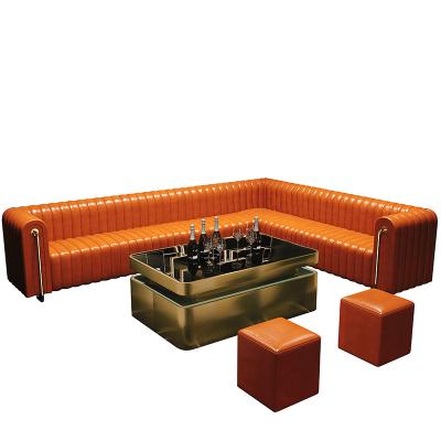 China Factory price combination KTV super comfortable restaurant bar booth sofa restaurant modern red semicircle booth for sale