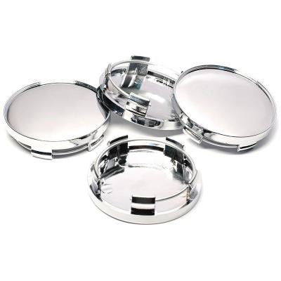 China ABS 58mm (54mm) Fit 56mm Badge Chrome Car Wheel Rims Hubcap Center Caps Cover Car Styling for sale