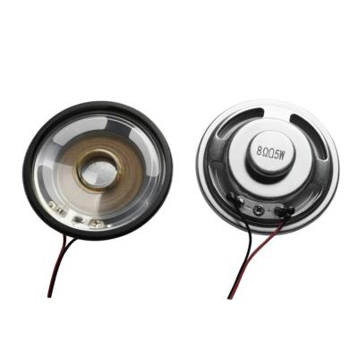 China 50mm 8Ohm 0.5W Mini Electronic Line Circular Paper Basin Speaker For Car Small Barrel Sound Speaker for sale