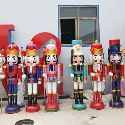 China Other Life Size Fiberglass Statue Of Christmas Nutcracker Figures Statue For Sale for sale