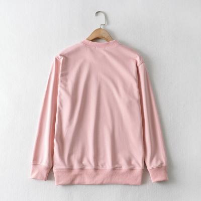 China New fall 2021 all-match macaron breathable casual loose border pullover multicolor sweater for sale