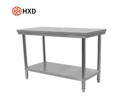 China energy & Pull Out Strong And Safe Commercial Kitchen Stainless Steel Work Table For Hotel, Restaurant, School for sale