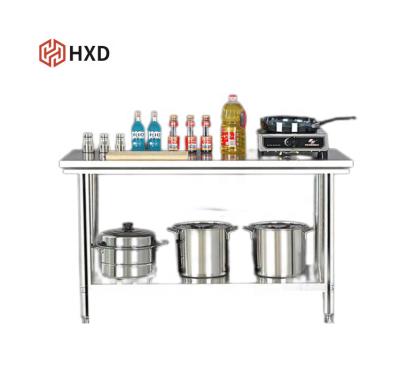 China energy & Easy Operation To Install Commercial Hotel Kitchen Stainless Steel Work Table for sale