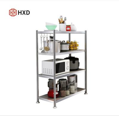 China energy & Pulling Durable Stainless Steel Work Bench Layer Dish Rack Solid Commercial Kitchen Racks Shelf for sale