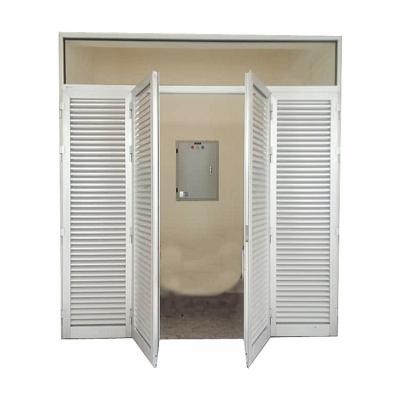 China 2021 Newest Fashion Folding Screen Good Price Types All Aluminum Louver Casement Windows for sale