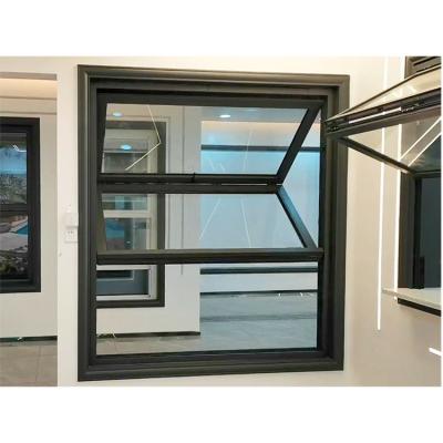 China Magnetic Screen Customized Energy Efficient Automatic Fold Windows For Villa Double Glazed Glass for sale