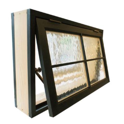 China New Design Australia Standard Skyscraper Double Swing Glass Top Hung Windows for sale