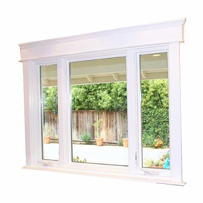 China Swing Top Hung Casement Window Aluminum Single Double Tempered Glass Window for sale