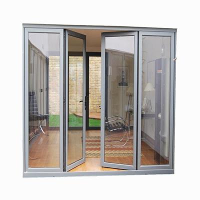 China Modern Patio Aluminum French Door Double Uneven Swing Gate for sale