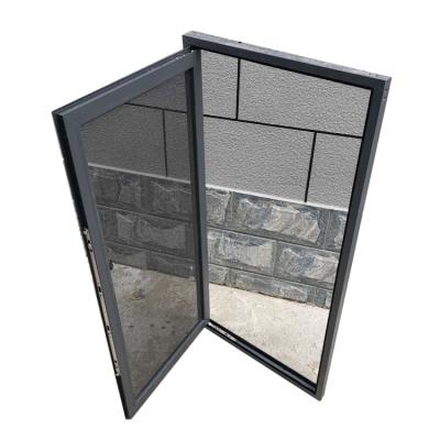 China Wind-Resistance Brushes Secure Frame Insect Safety Mosquito Net Aluminum Curtain Screen Door for sale