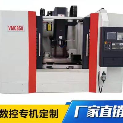 China Building Material Shops 3 Axis Vertical CNC Turning Machining Counter Milling Center Lathe Machine Price Vmc850 7124 Max Travel Metal Customized for sale