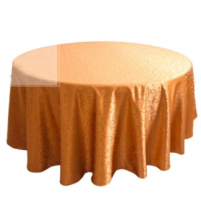 China Oilproof Home Textile Product Claribe Tex Wedding Tablecloths Pictures Round 120 Polyester for sale