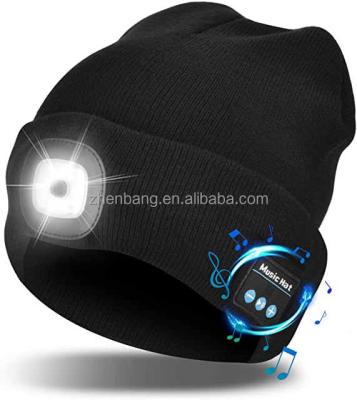 China Beanie Headset Bluetooth Beanie Headset Musical Knit Headphone Bluetooth Beanie Caps HD Stereo Bluetooth Speakerphone Smart Hat Wireless Smart Music for sale