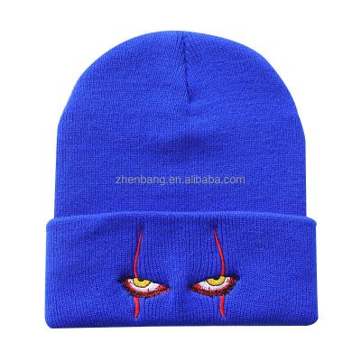 China JOINT Wholesale High Quality Simple Fashion Women And Men Winter Hat Custom Ribbed Skullies Beanies for sale