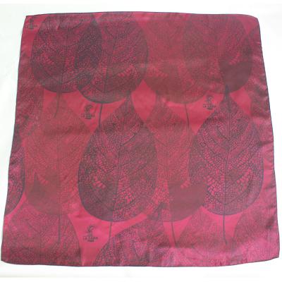 China Factory Promotional Medium Custom Color Luxury Silk Scarf Manufacturing 90 90cm for sale