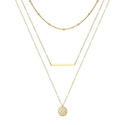 China Mia fashionable 2021 high quality three layered necklaces for women for sale