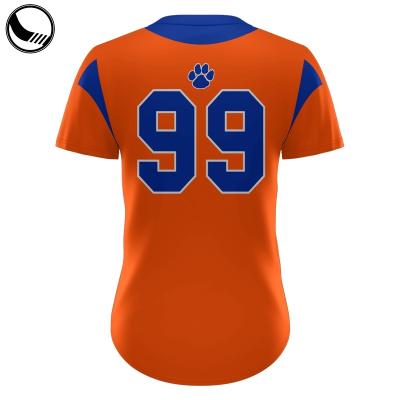 China Custom Sublimation Antibacterial Kid's Jersey Baseball for sale