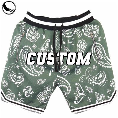 China Plain Sublimation Antibacterial Wholesale College Men's Shorts Custom Made White Mens Custom Sports Mesh Basketball Shorts for sale