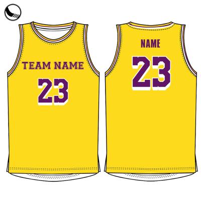 China 2018 Latest Breathable Wholesale Infant Basketball Tank Top Design for sale