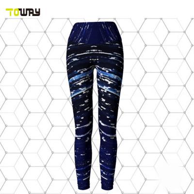 China Breathable Colorful Mesh Cable Yoga Pants for sale