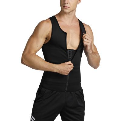 China Vedo Shapewear Logo Weight Loss Slimming Waist Breathable Custom Trimmer Men Body Shaper Vest for sale