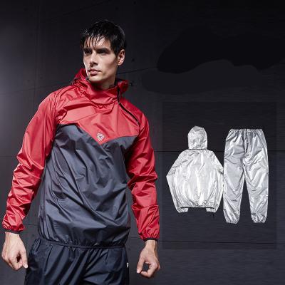 China Sports Workout Vedo Men Sports Wear Slim Training Sweat Wear 2pcs Sauna Suit Slim Body Sauna for sale