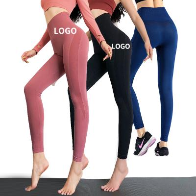 China Vedo Breathable Yoga Pants Solid Waist Female High Current Yoga Pants Fitness Sports Tights Sports Leggings Tight Pants for sale