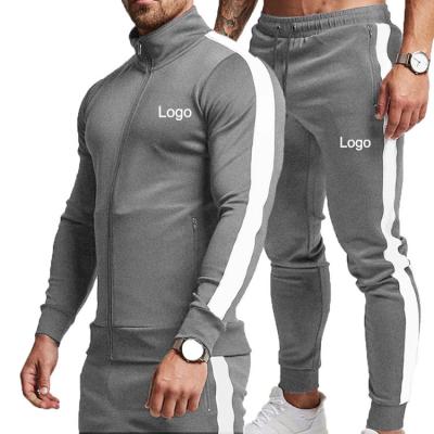 China Dropshipping Breathable Tracksuit Vedo Custom Logo Sweatsuit Tracksuit Training Suit And Jogging Cheap Slim Fit Men Fitness Tracksuit for sale