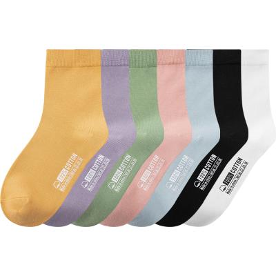 China Genuine Logo Sports Athletic Casual Medium Custom Women's Classic Tube Socks for sale