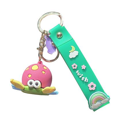 China Wholesale 2021 Ocean Series Silicone Creative Cute Cartoon Small Bag Car Bag Gift Pendant Ornament School Gift Head Chain Wholesale for sale