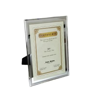 China Amazon Hot Selling Crystal Photo Frame Certificate Frame Cheap Glass Photo Frame Custom Made Glass Photo Frame for sale