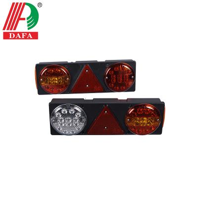 China IP67 WATERPROOF 6 FUNCTIONS GLO-TRAC LED 445.4x144.2x76 COMBINATION TRAILER TAIL LAMP for sale