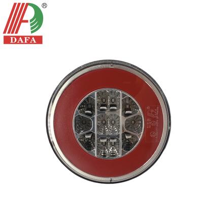 China IP67 APPROVAL EMARK GLO-TRAC LED ROUND TAIL LIGHT 140mm for sale