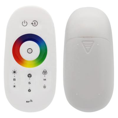 China Touch Control 2.4G LED Dimming Full Touch Screen RF RGB LED Lamp Switch LED Strip Light Wireless Remote Controller for sale