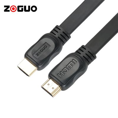 China High Quality Premium COMPUTER HDMI 4K Gold Plated HDMI Male To HDTV Male 4K 2.0V HDMI 4K@60Hz Flat Cable Support for sale