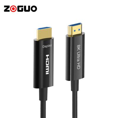 China Ultra High Speed ​​Active PC PVC Tpu Jacket Hdmi 8K Optical Cable For Led Signs In Streets And In Stadiums for sale