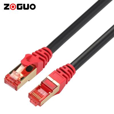 China Bandwidth Up To 600MHz Speed ​​Up To Good Price 10Gbps Cat 7 Network Cable High Speed ​​Internet Lan Computer Patch Cord Ethernet Outdoor Cable 50M for sale