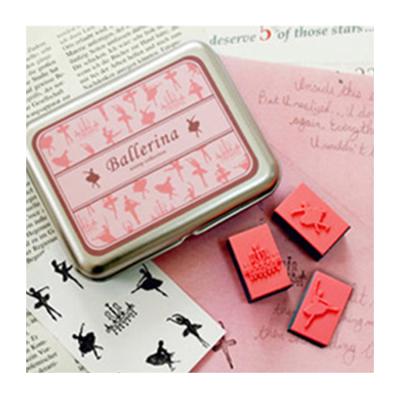 China Funny DIY Wooden Toy Seal Set Stationery and Textbook Educational Decoration Printing Accessories Craft Stamp Printing for sale