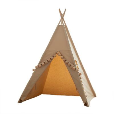 China Toy Indian Soft Teepee Small House Frame Cotton Play Teepee Indoor Toy Tent for Kids Children Baby for sale