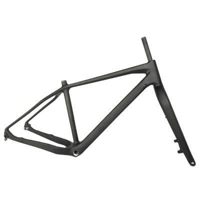 China Mountain Bikes LightCarbon Fat Bike Frame LightCarbon 26er Carbon Snow Bike Carbon Frame LCM613 for sale