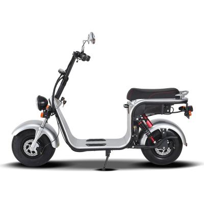 China Unisex front and rear wheel electric scooter citycoco disc brake turn signal fat citycoco with seat for sale