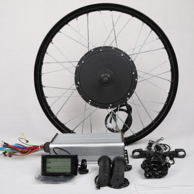 China Hot Single Wheel Ebike Conversion Kit 5000w Mid Motor Electric Bike Spare Parts High Efficiency Ebike Conversion Kit for sale