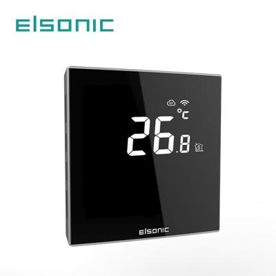 China Water Heating/Electric Heating System/Boiler Digital Touch Screen Flush Mount Under Floor Heating Zigbee Thermostat for sale