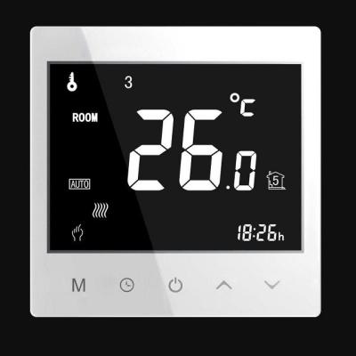 China Modern programmable thermostato wifi HVAC room thermostat for underfloor heating with TUYA WIFI for sale