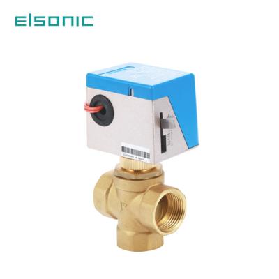 China General HVAC For 24v Electric Fan 24v Three Way Wireless Remote Control Coil Brass Unit Motorized Zone Valve for sale