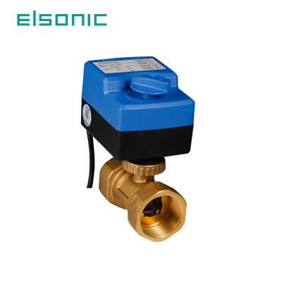 China 12v Fan Coil Electric Control General Digital Motorized Ball Valve for sale